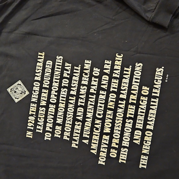 Baltimore Black Sox The Negro League long sleeve black t shirt XXL Museum Merch - Picture 4 of 9